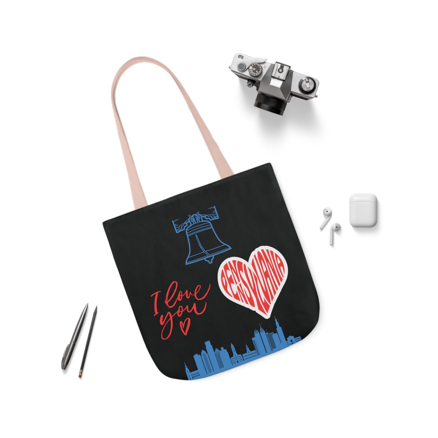 Canvas Tote Bag - Pennsylvania Design