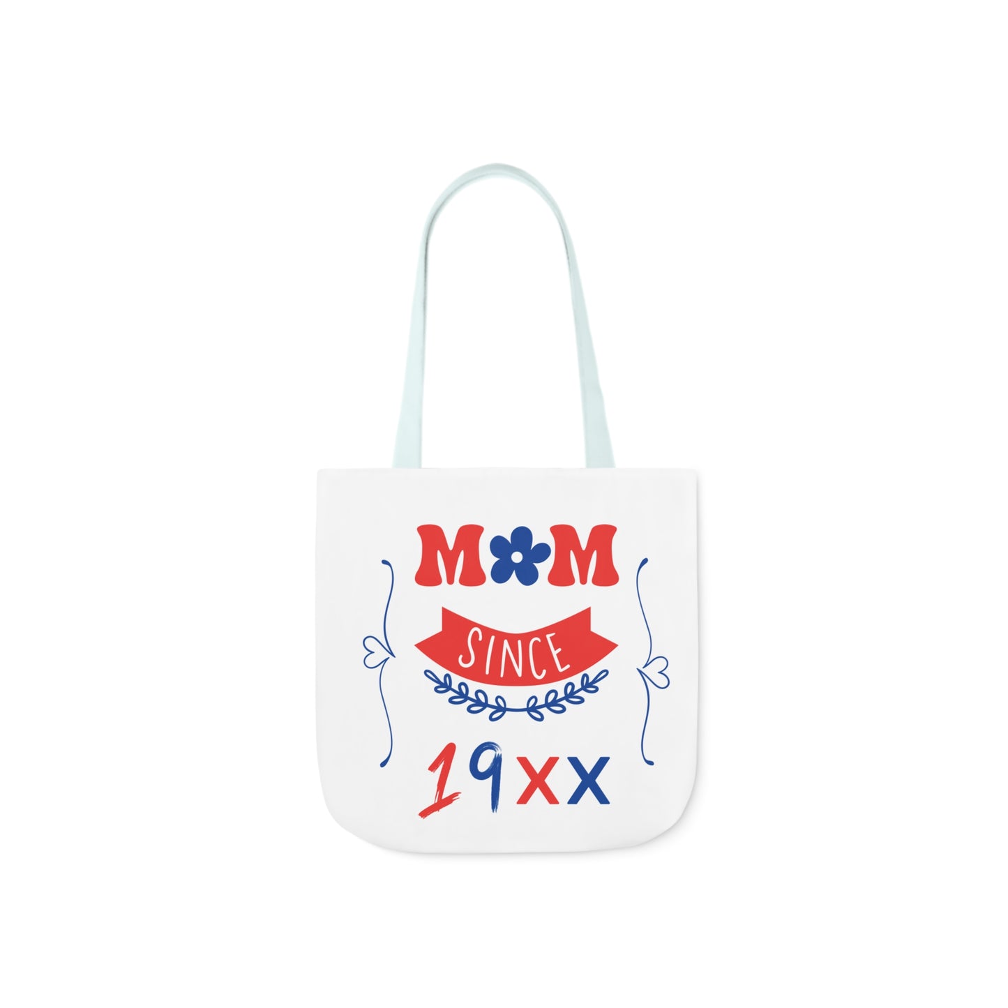 Mom White Canvas Tote Bag