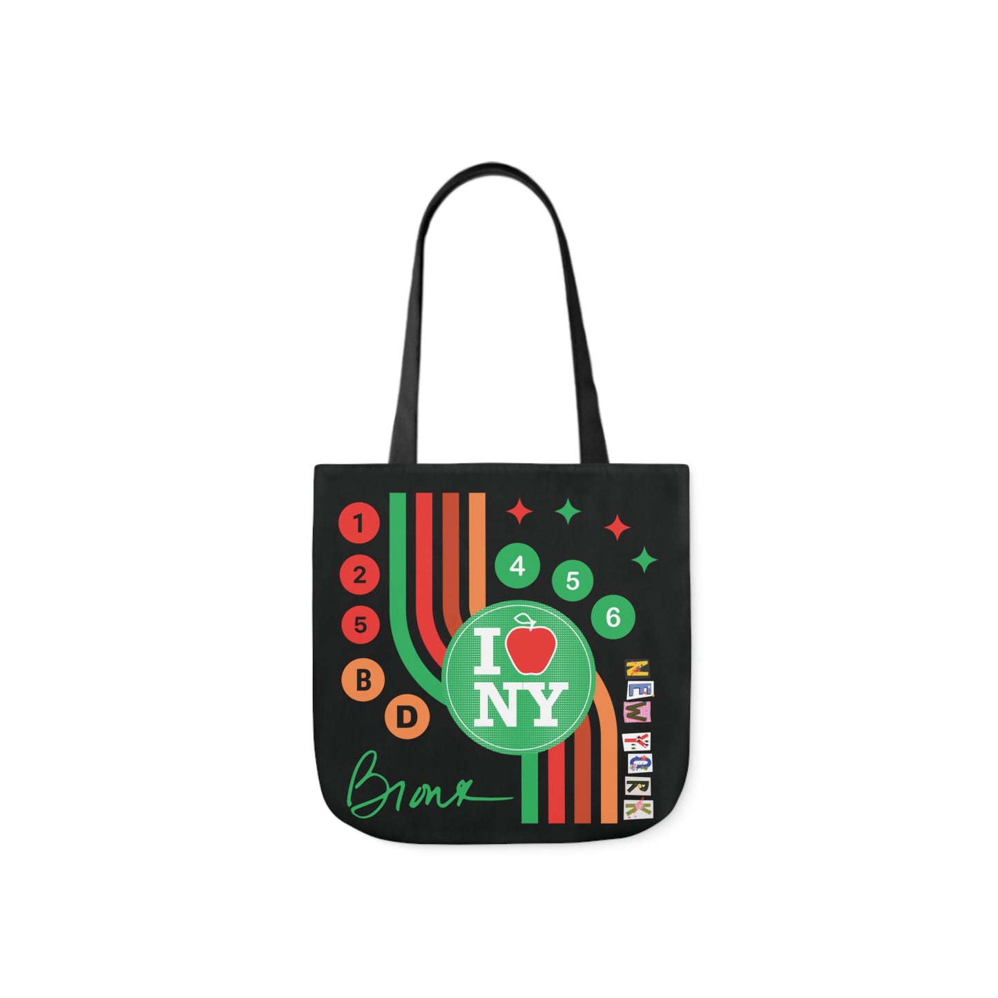 Canvas Tote Bag, 5-Color Straps