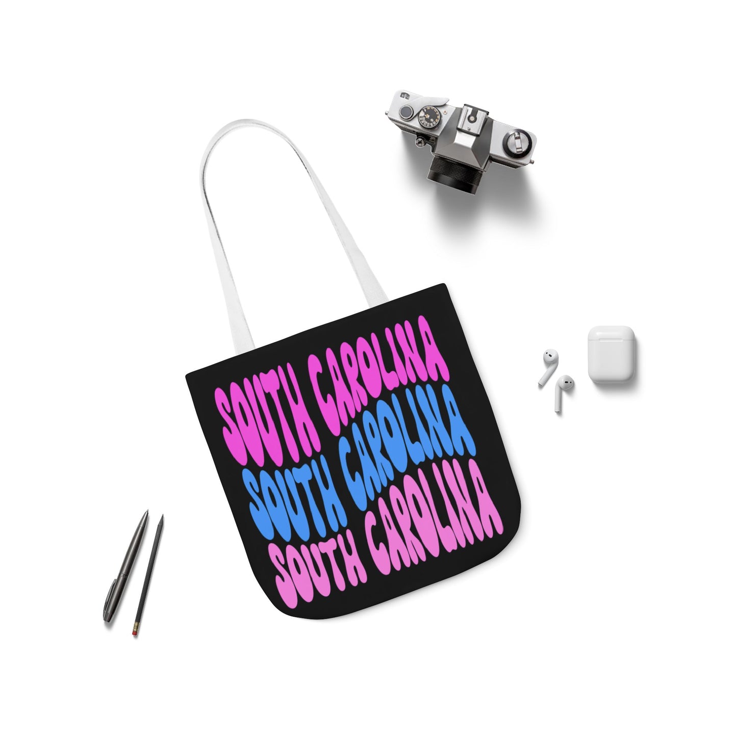 Canvas Tote Bag, South Carolina Theme