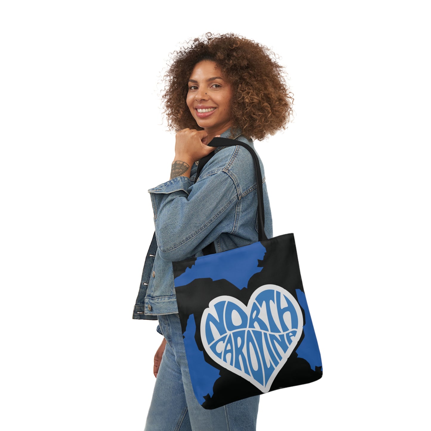 Canvas Tote Bag, North Carolina Black