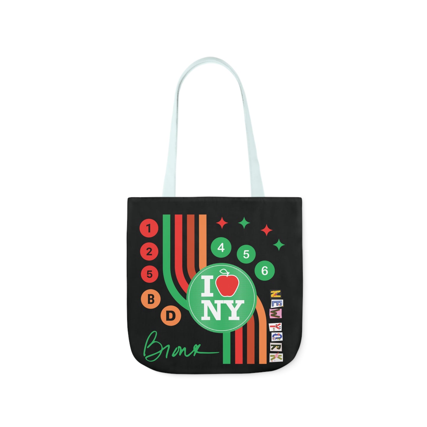 Canvas Tote Bag, 5-Color Straps