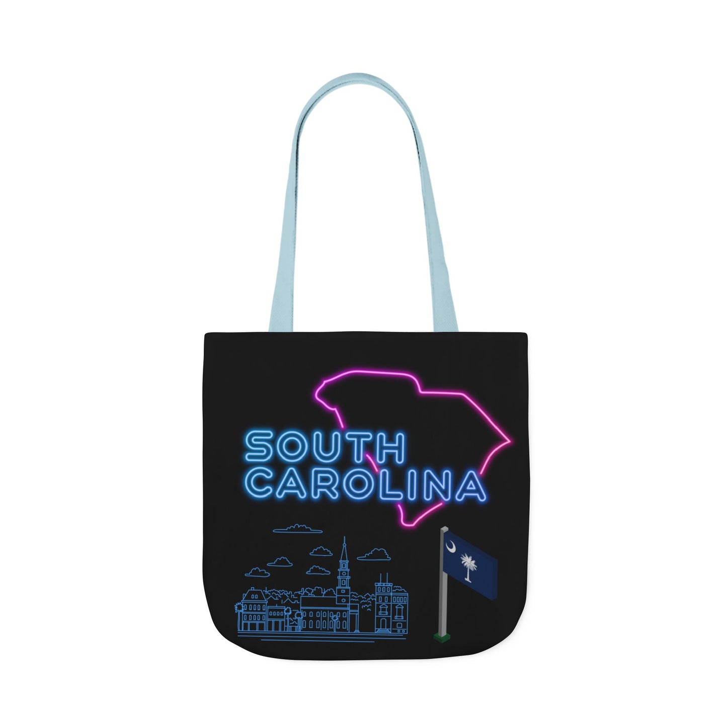 Canvas Tote Bag, South Carolina Theme