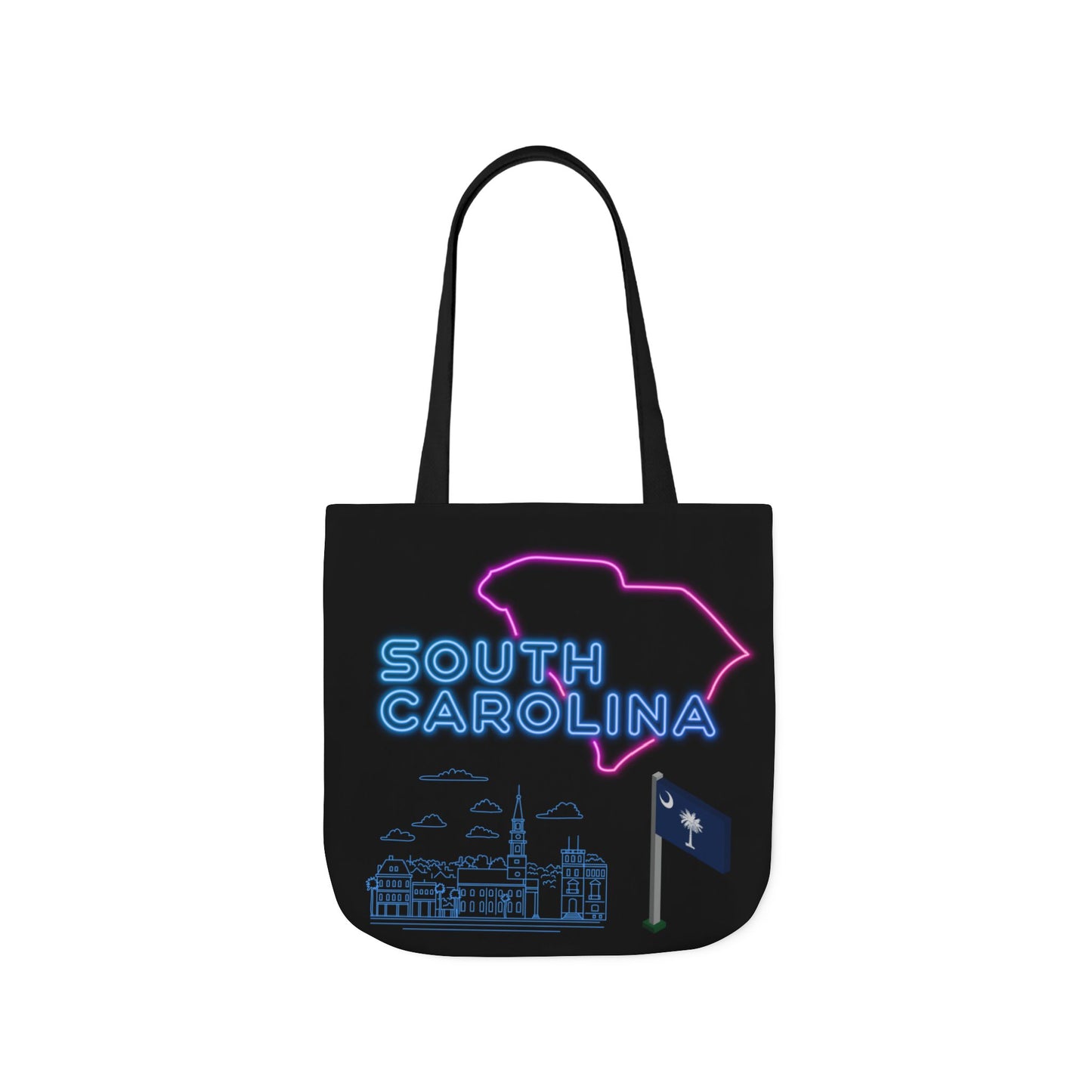 Canvas Tote Bag, South Carolina Theme