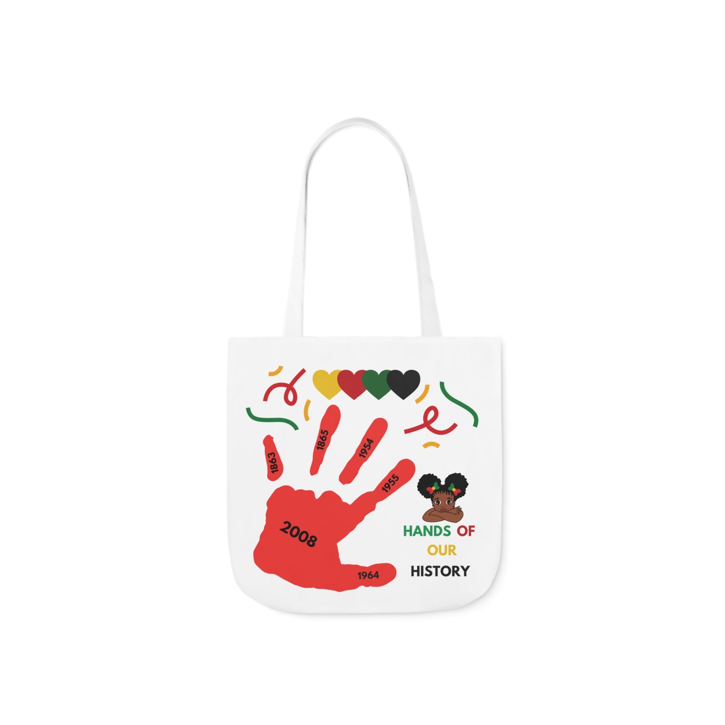 Black History Canvas Tote Bag
