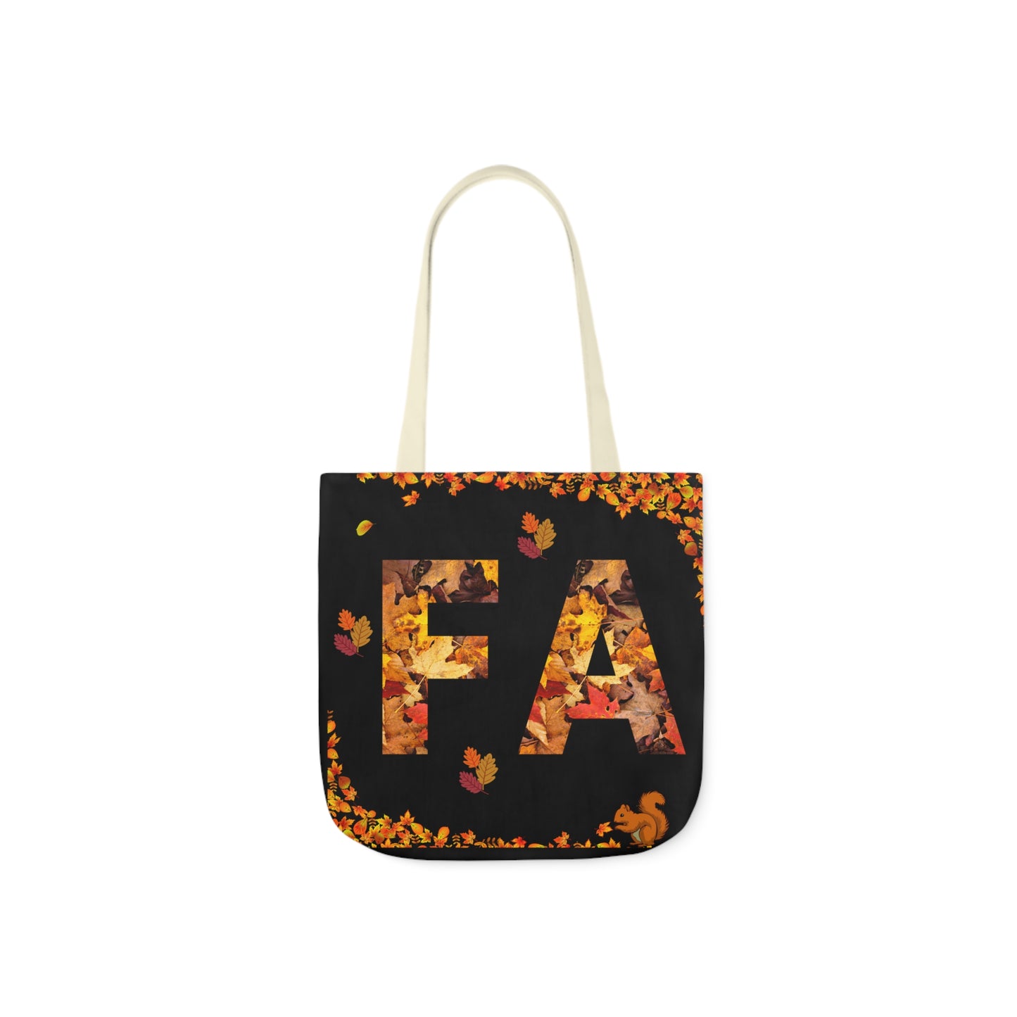 Fall Canvas Tote Bag, 5-Color Straps