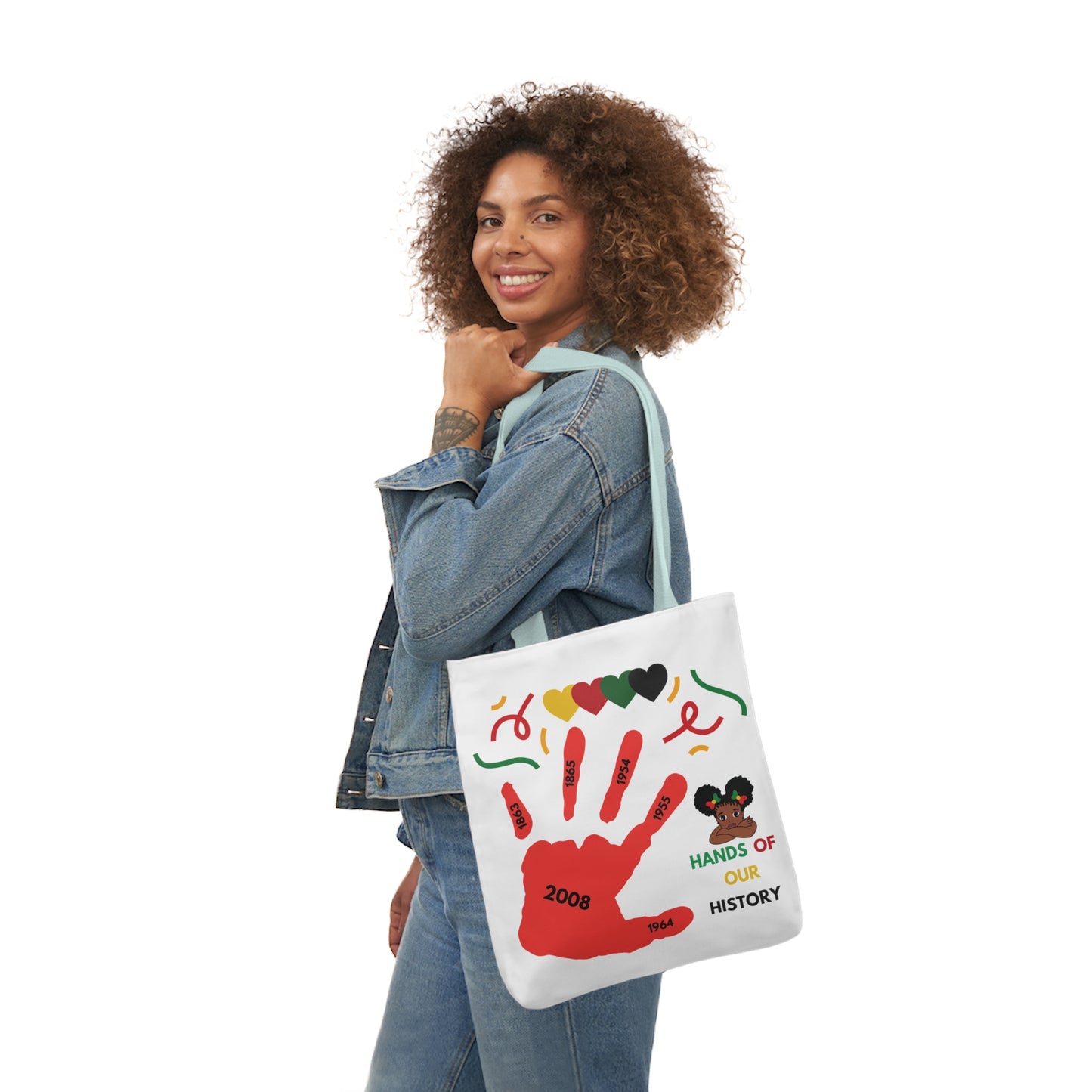 Black History Canvas Tote Bag