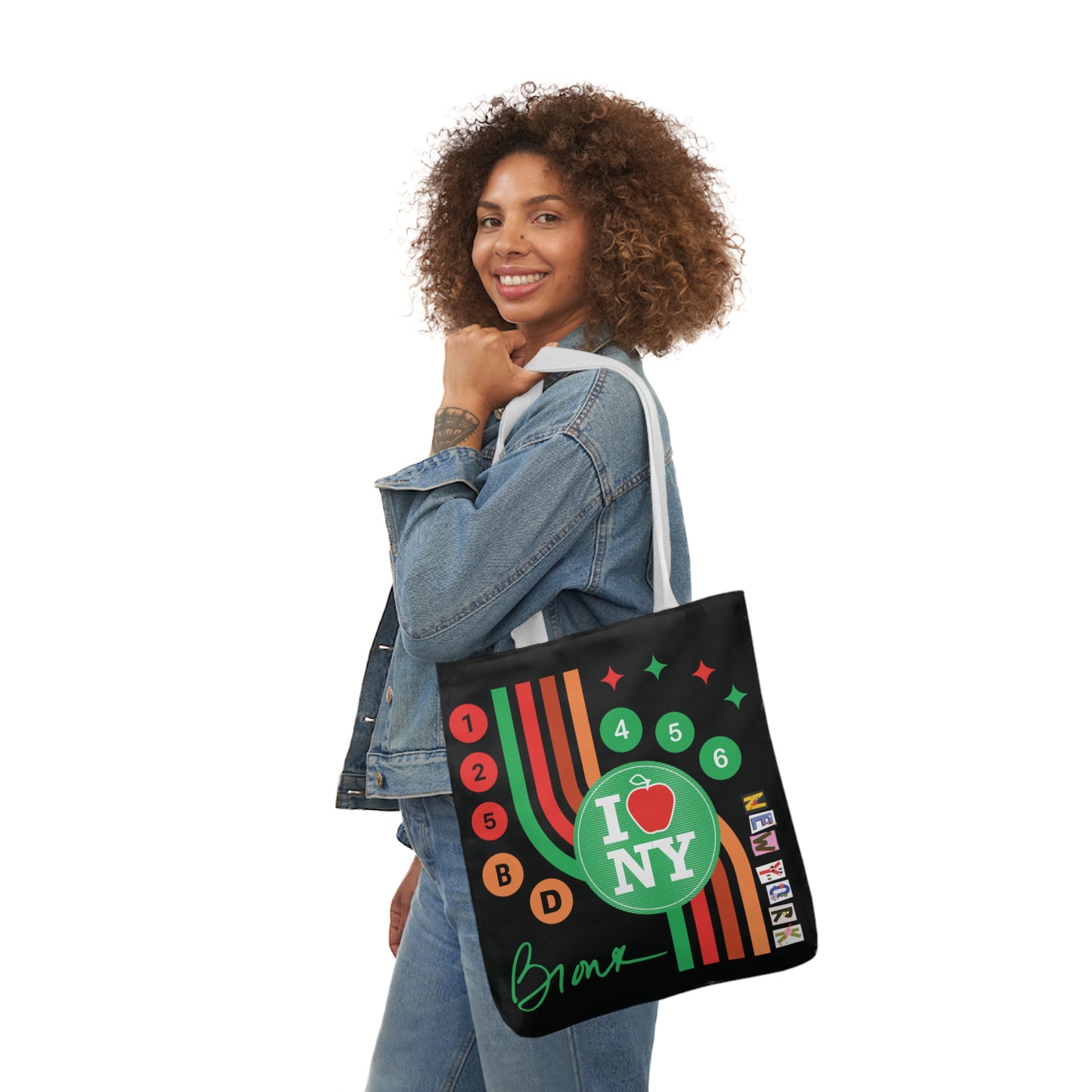 Canvas Tote Bag, 5-Color Straps