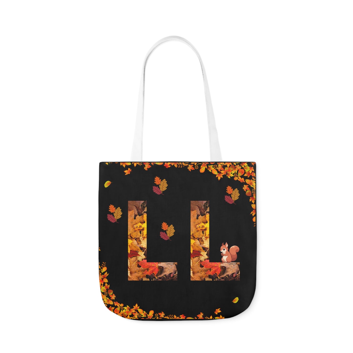 Fall Canvas Tote Bag, 5-Color Straps