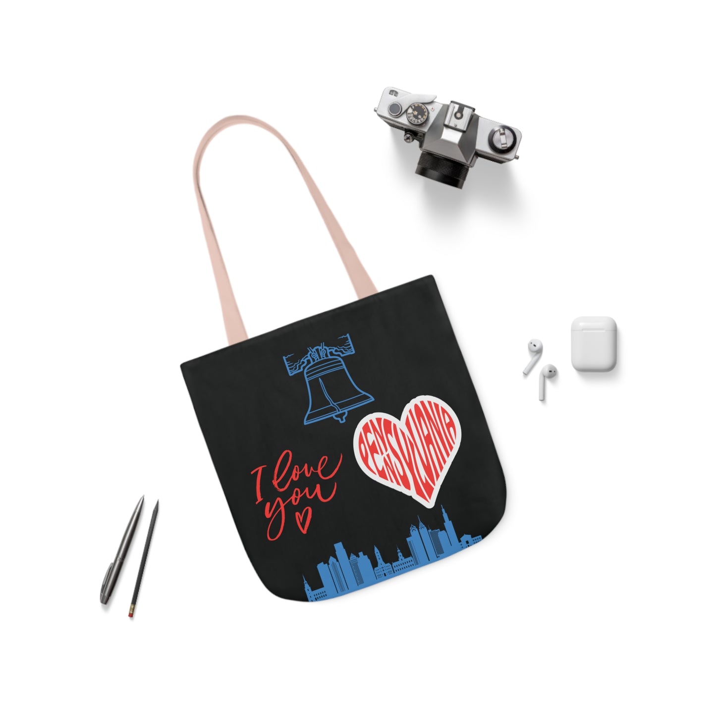 Canvas Tote Bag - Pennsylvania Design