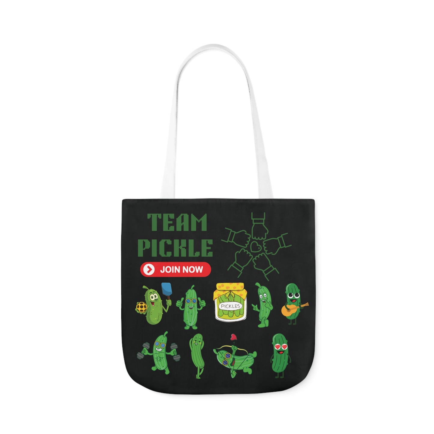 Turtle Canvas Tote Bag, 5-Color Straps
