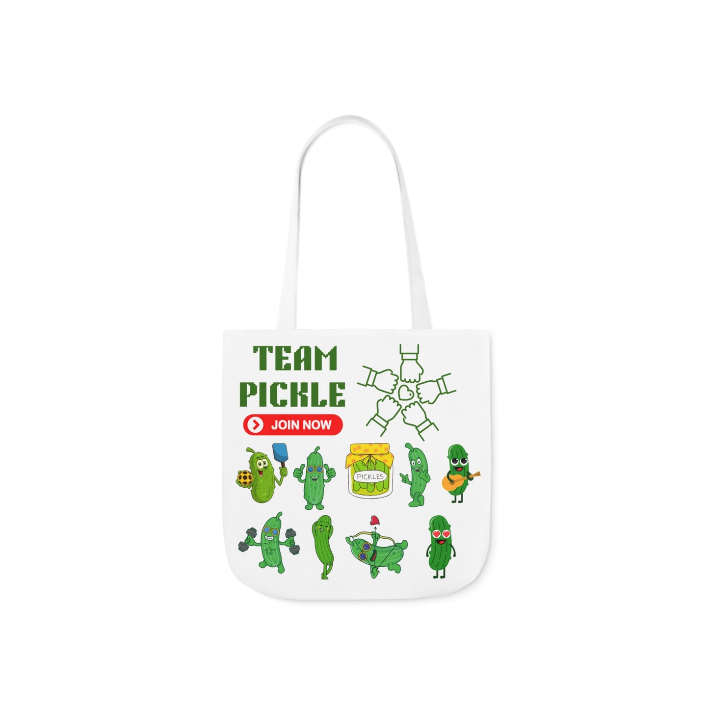 Turtle Canvas Tote Bag, 5-Color Straps