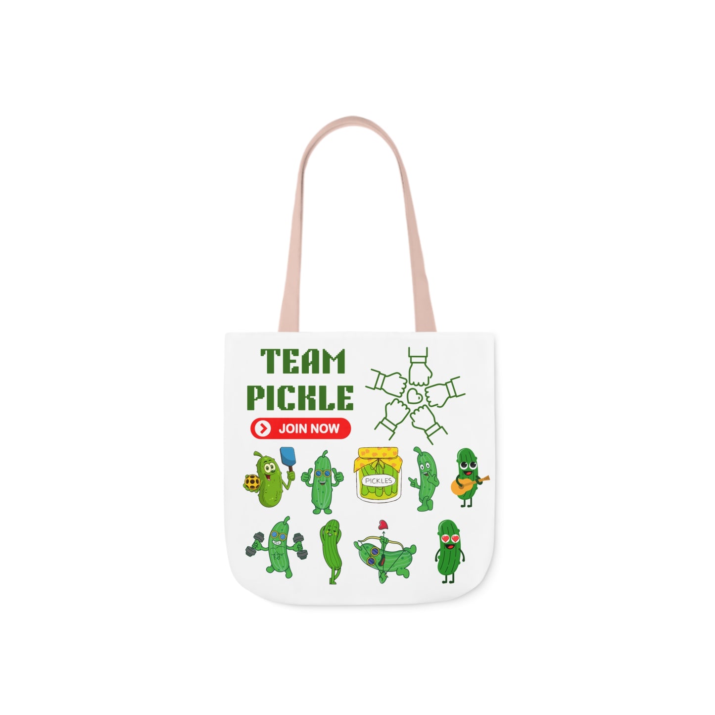 Turtle Canvas Tote Bag, 5-Color Straps