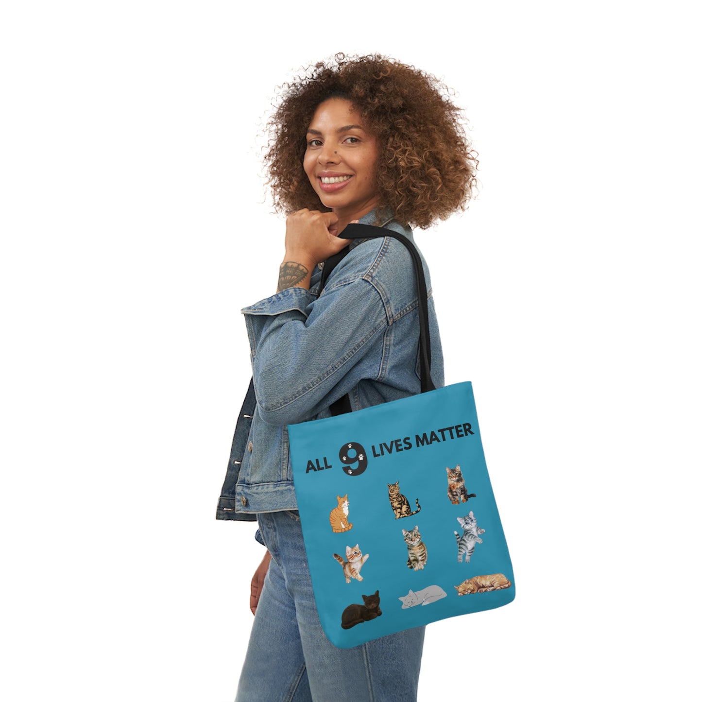 Cat Canvas Tote Bag