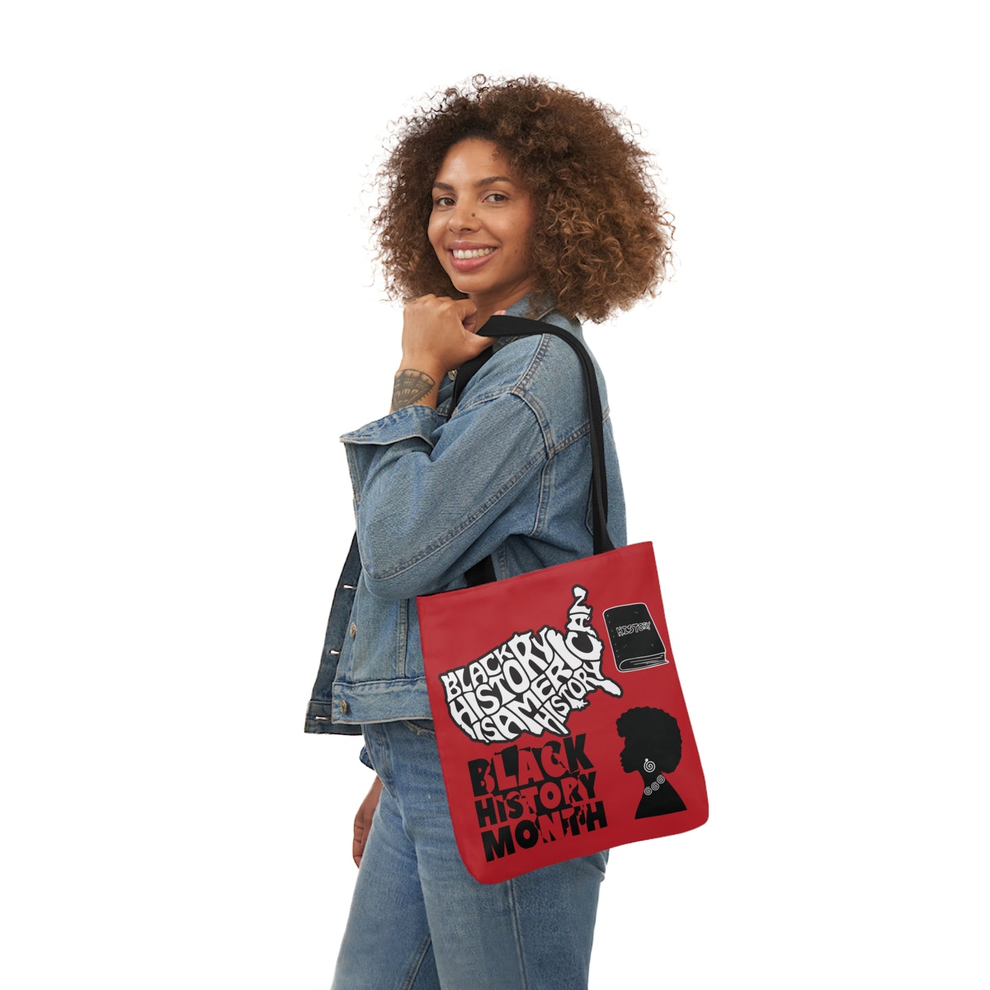 Red Black History Tote Bag