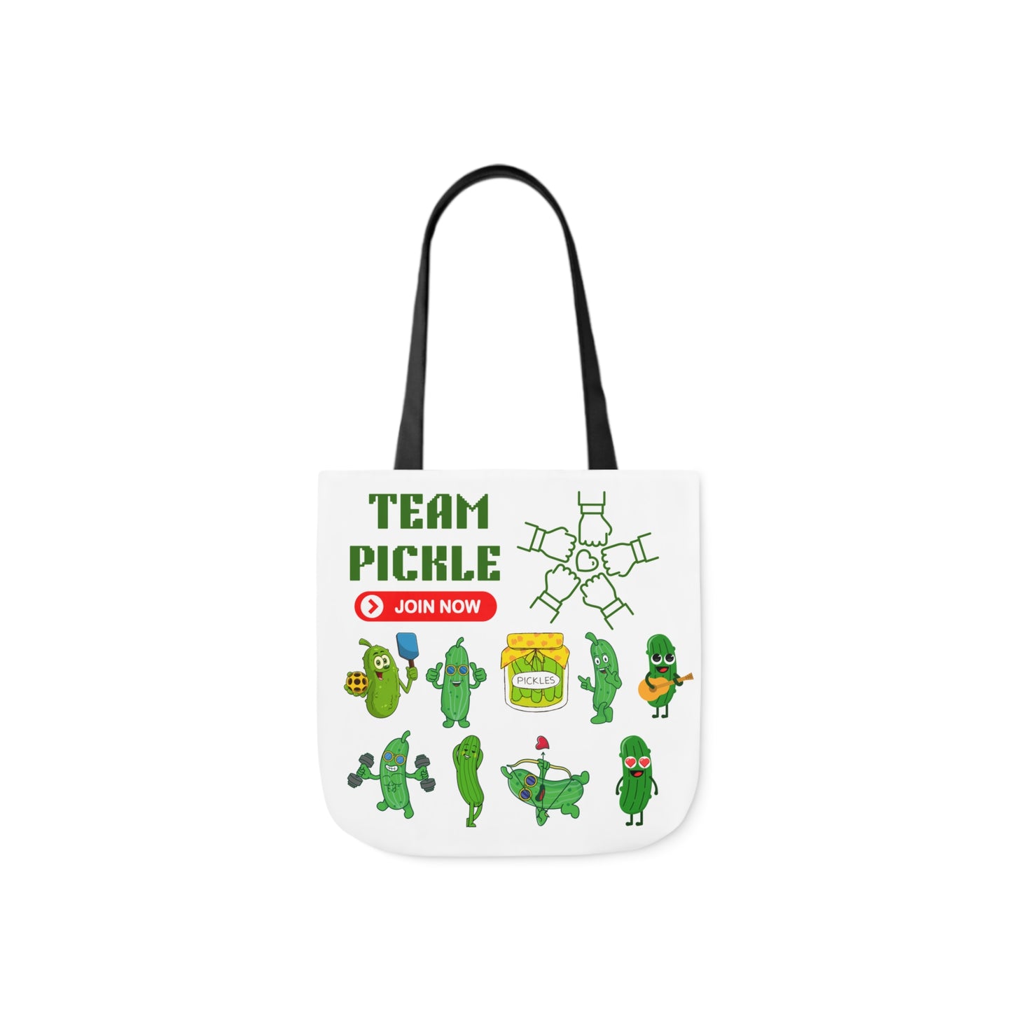 Turtle Canvas Tote Bag, 5-Color Straps