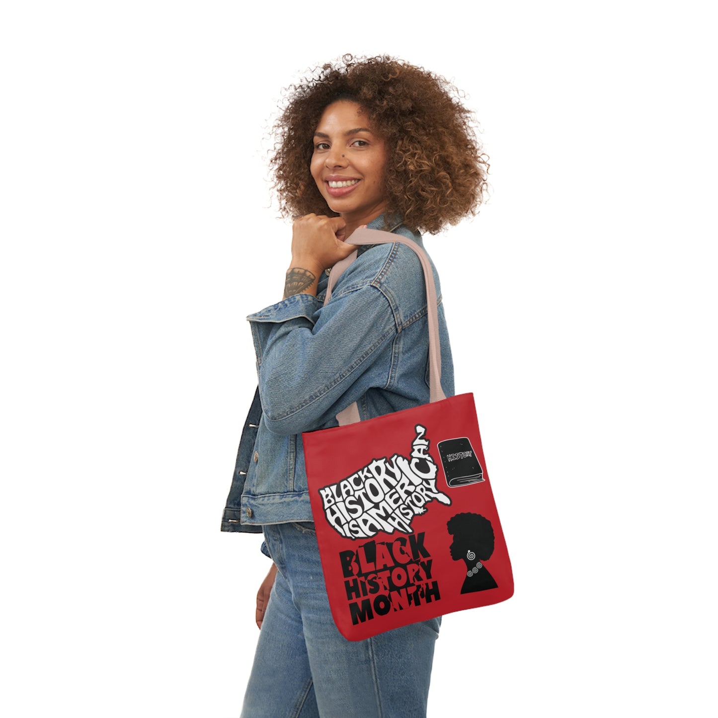 Red Black History Tote Bag