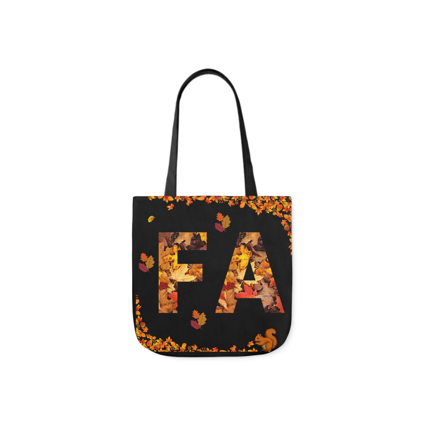 Fall Canvas Tote Bag, 5-Color Straps