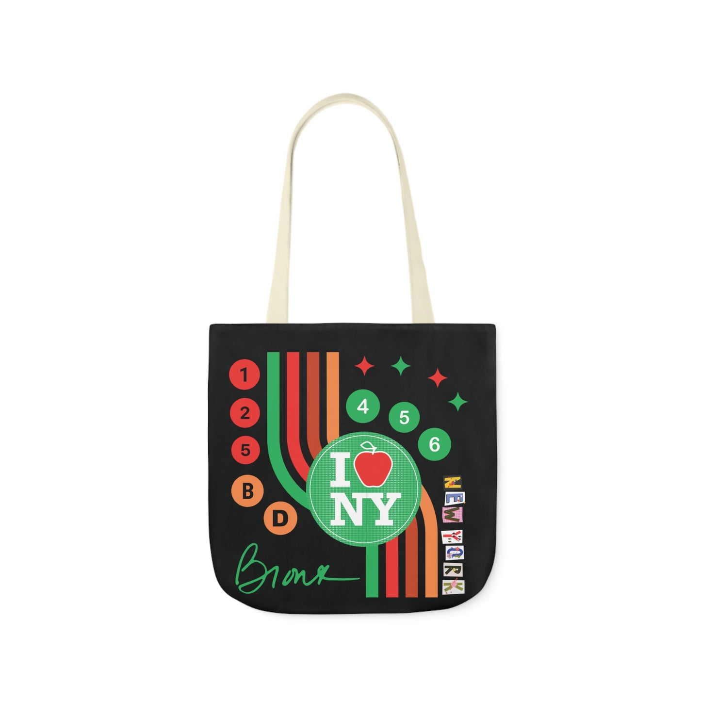 Canvas Tote Bag, 5-Color Straps
