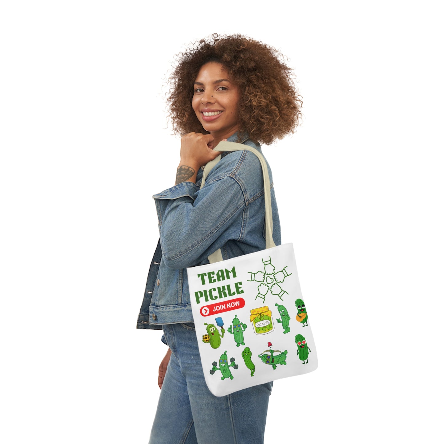 Turtle Canvas Tote Bag, 5-Color Straps