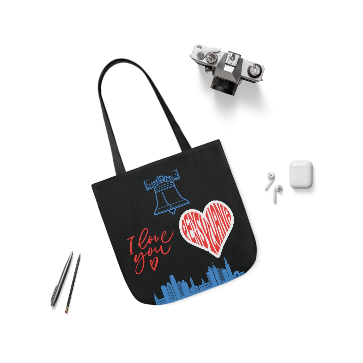 Canvas Tote Bag - Pennsylvania Design