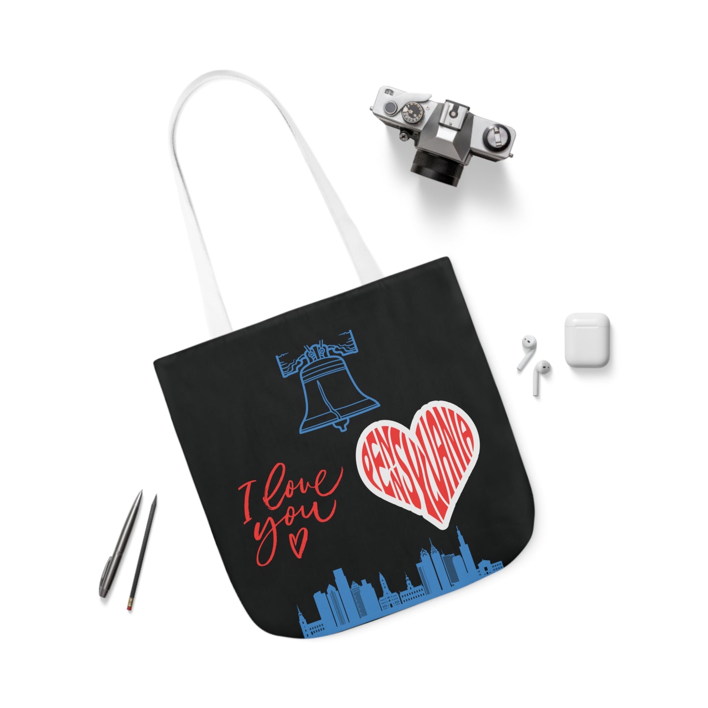 Canvas Tote Bag - Pennsylvania Design