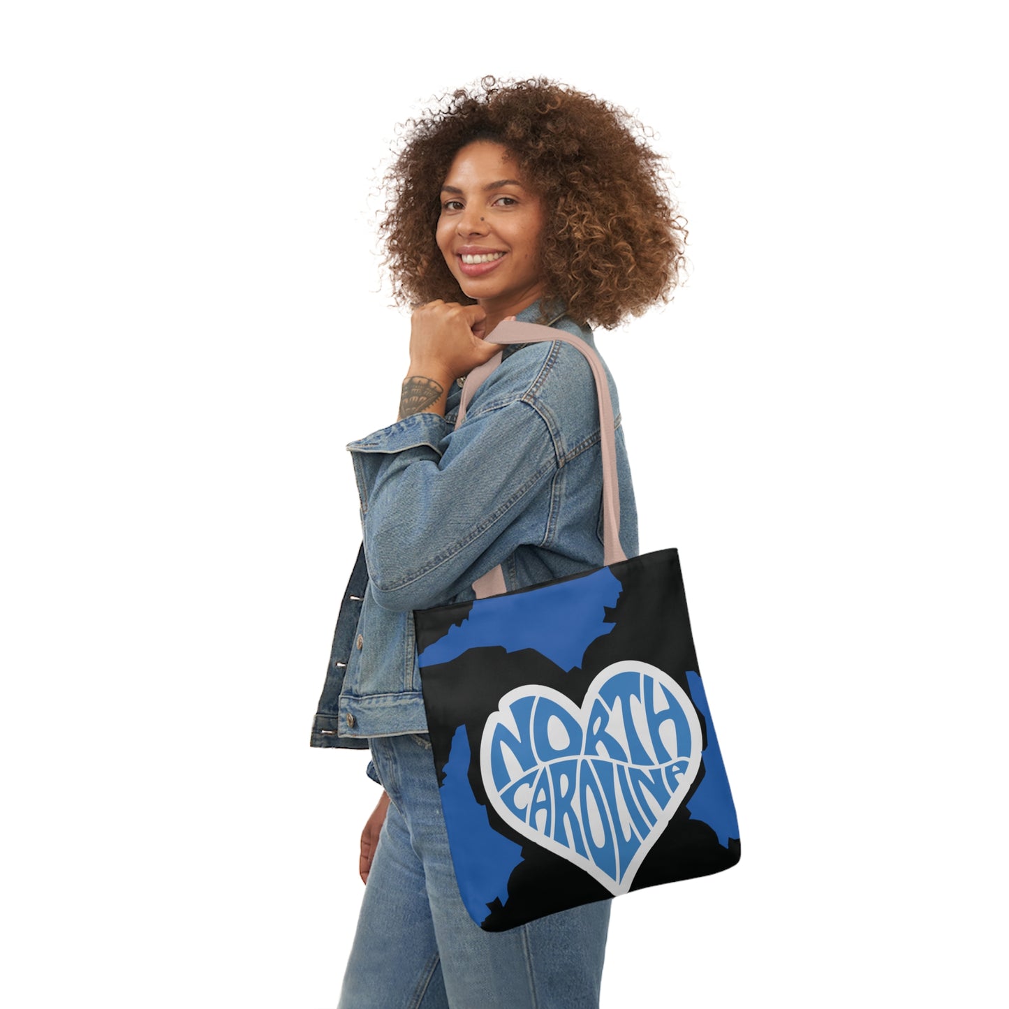 Canvas Tote Bag, North Carolina Black