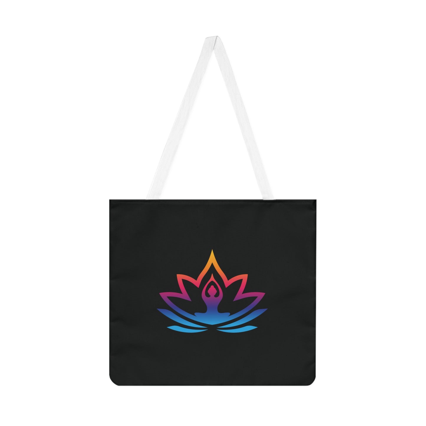 Personalized Black Shoulder Tote Bag