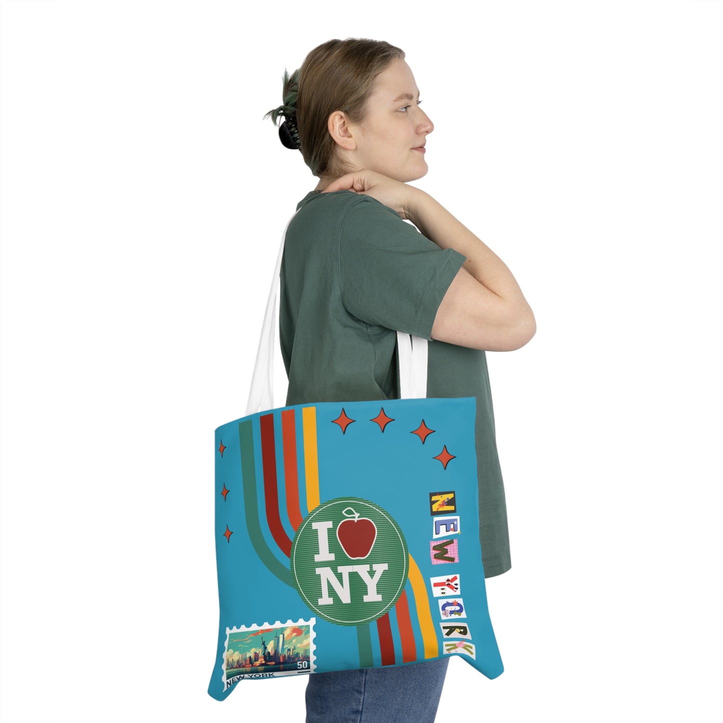 City Shoulder Tote Bag (AOP)