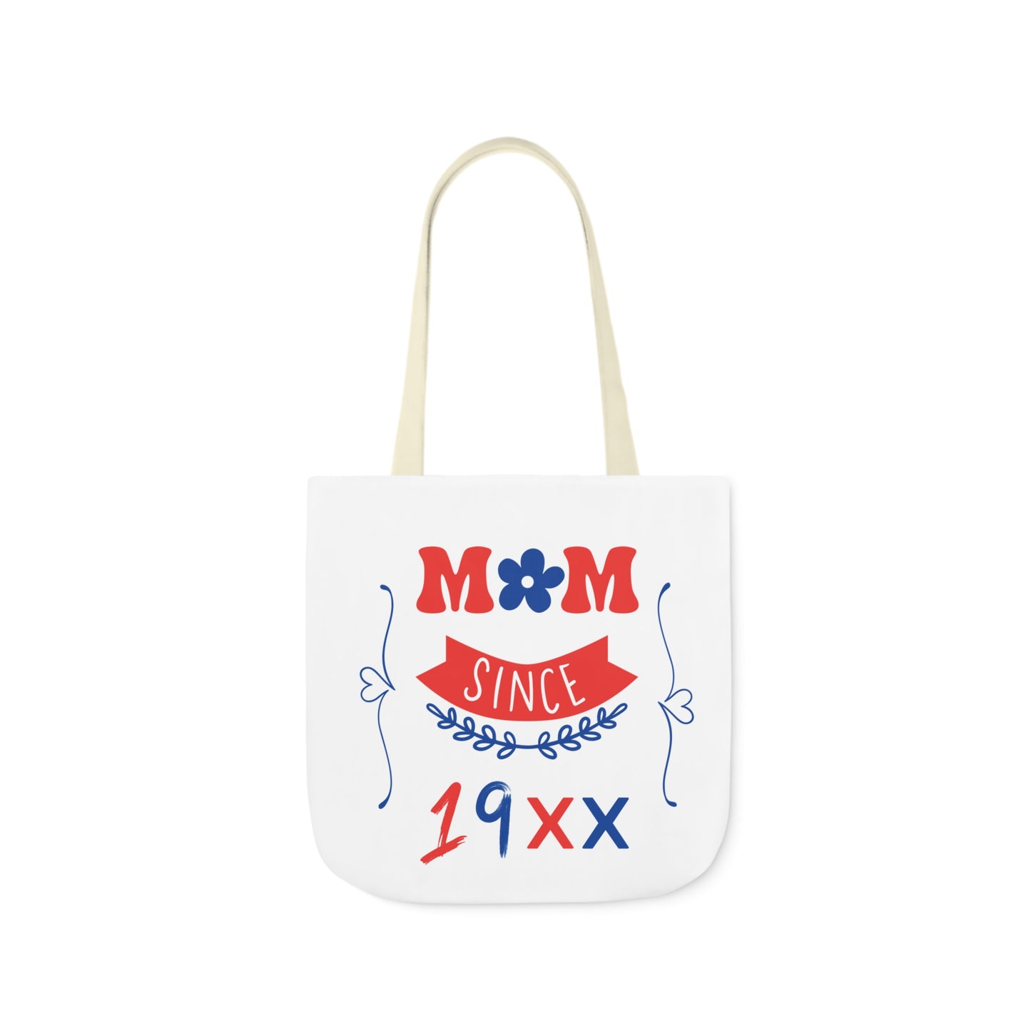 Mom White Canvas Tote Bag