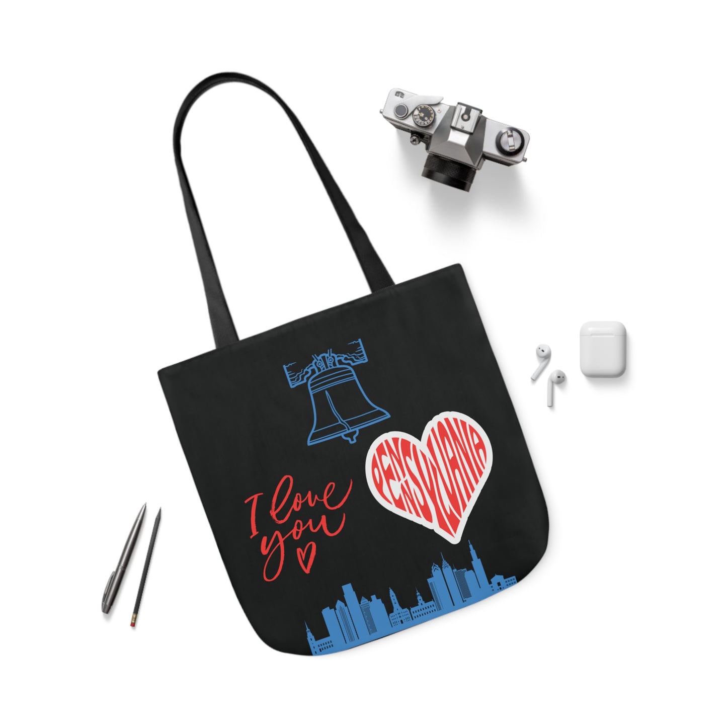 Canvas Tote Bag - Pennsylvania Design