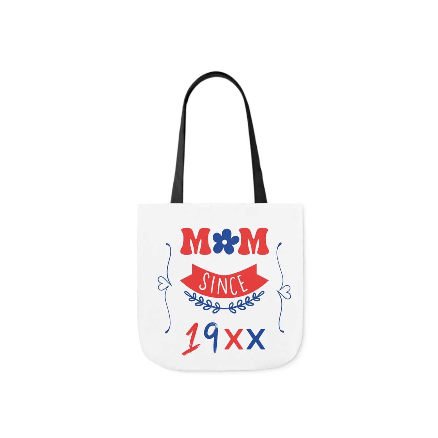 Mom White Canvas Tote Bag