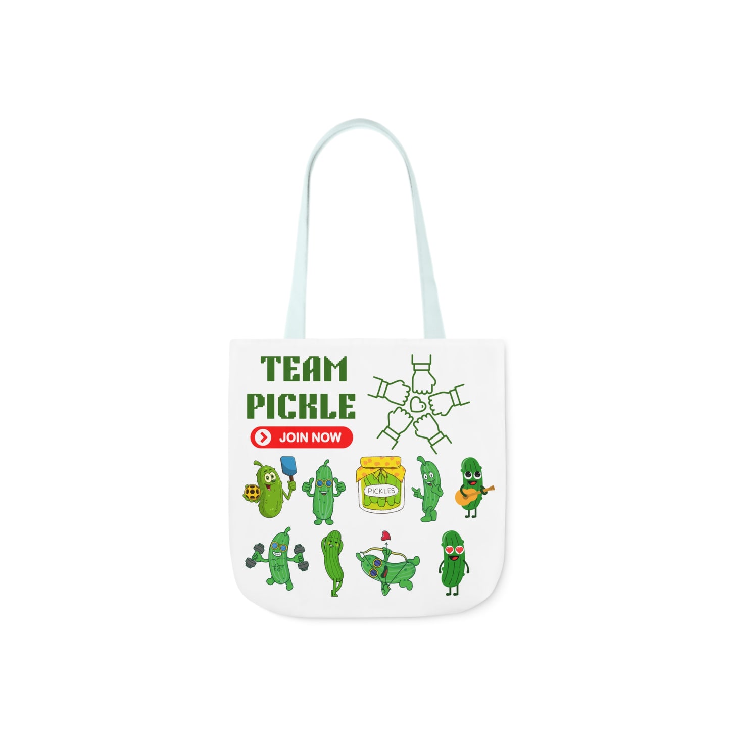 Turtle Canvas Tote Bag, 5-Color Straps