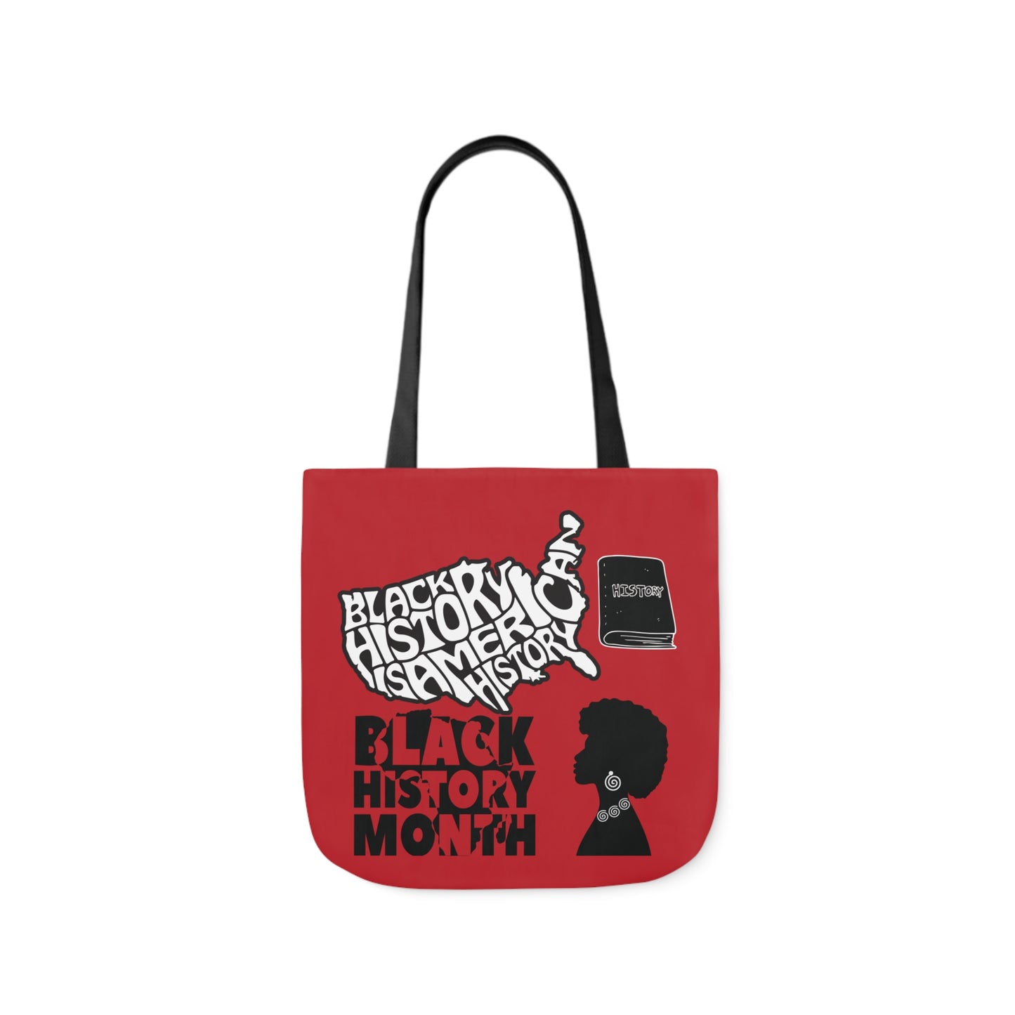 Red Black History Tote Bag