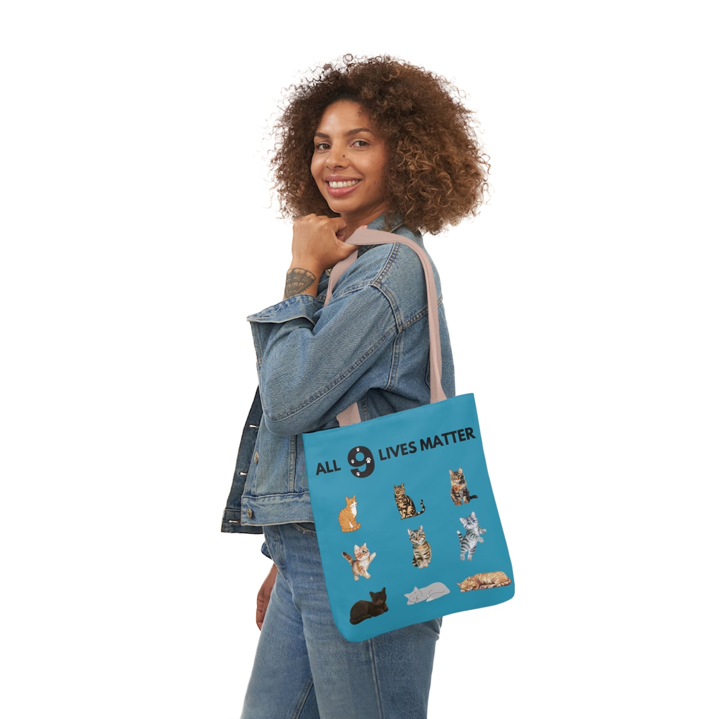 Cat Canvas Tote Bag
