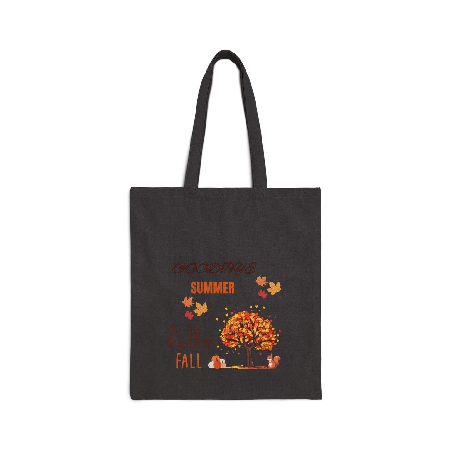 Fall theme Cotton Canvas Tote Bag