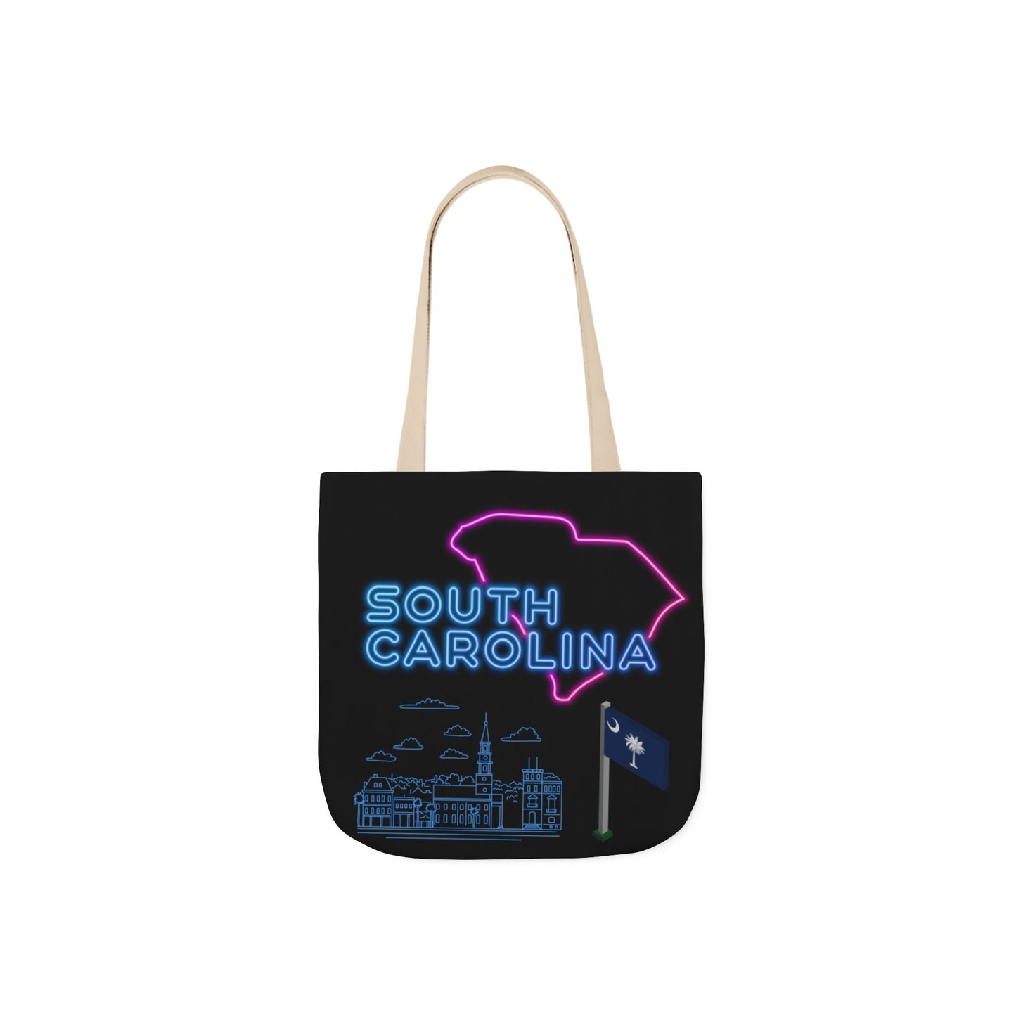 Canvas Tote Bag, South Carolina Theme