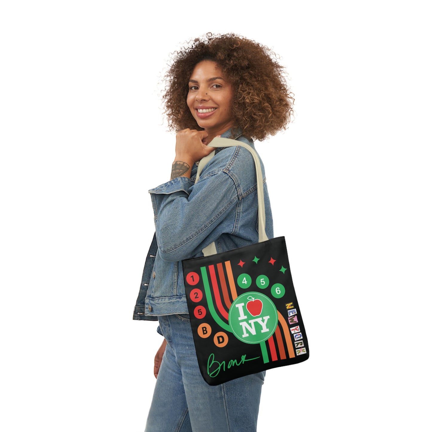 Canvas Tote Bag, 5-Color Straps