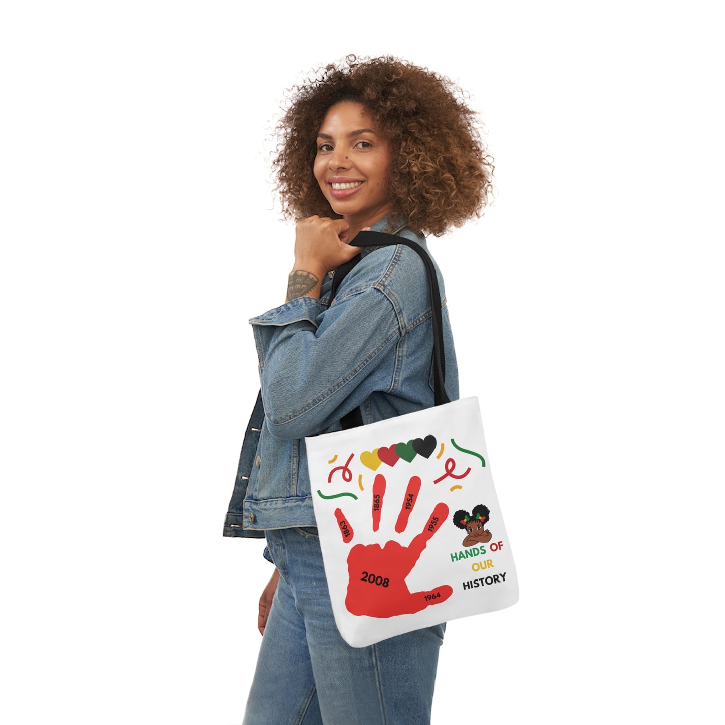 Black History Canvas Tote Bag