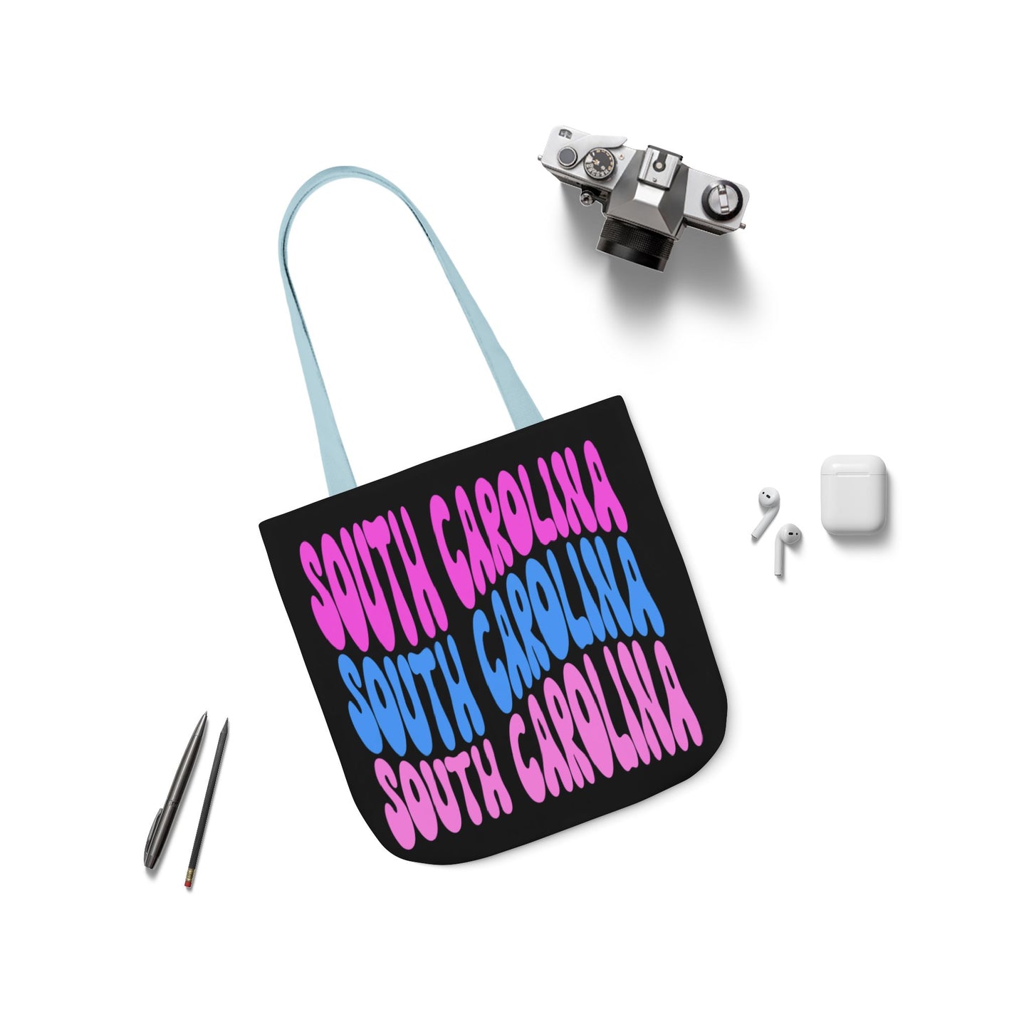 Canvas Tote Bag, South Carolina Theme