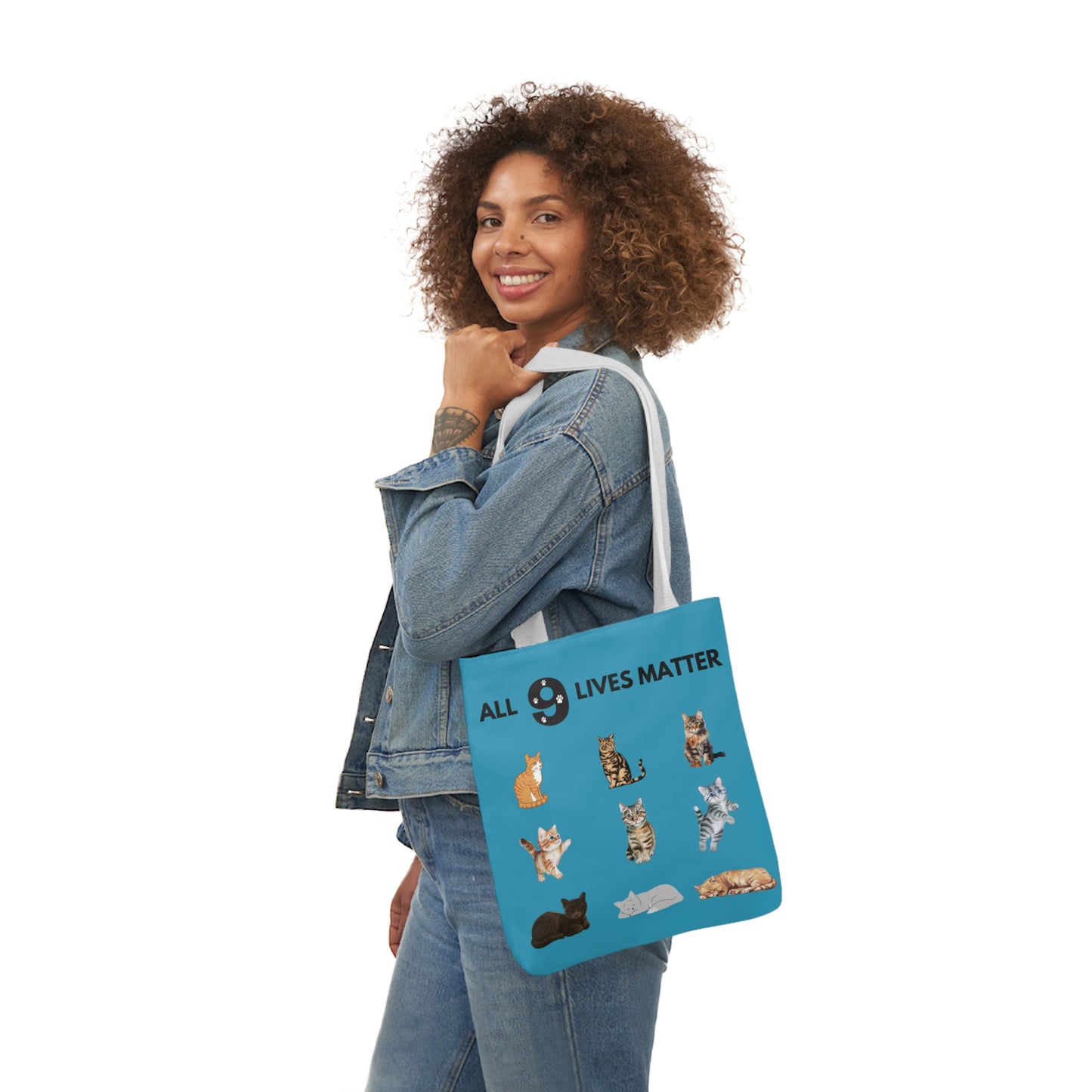 Cat Canvas Tote Bag