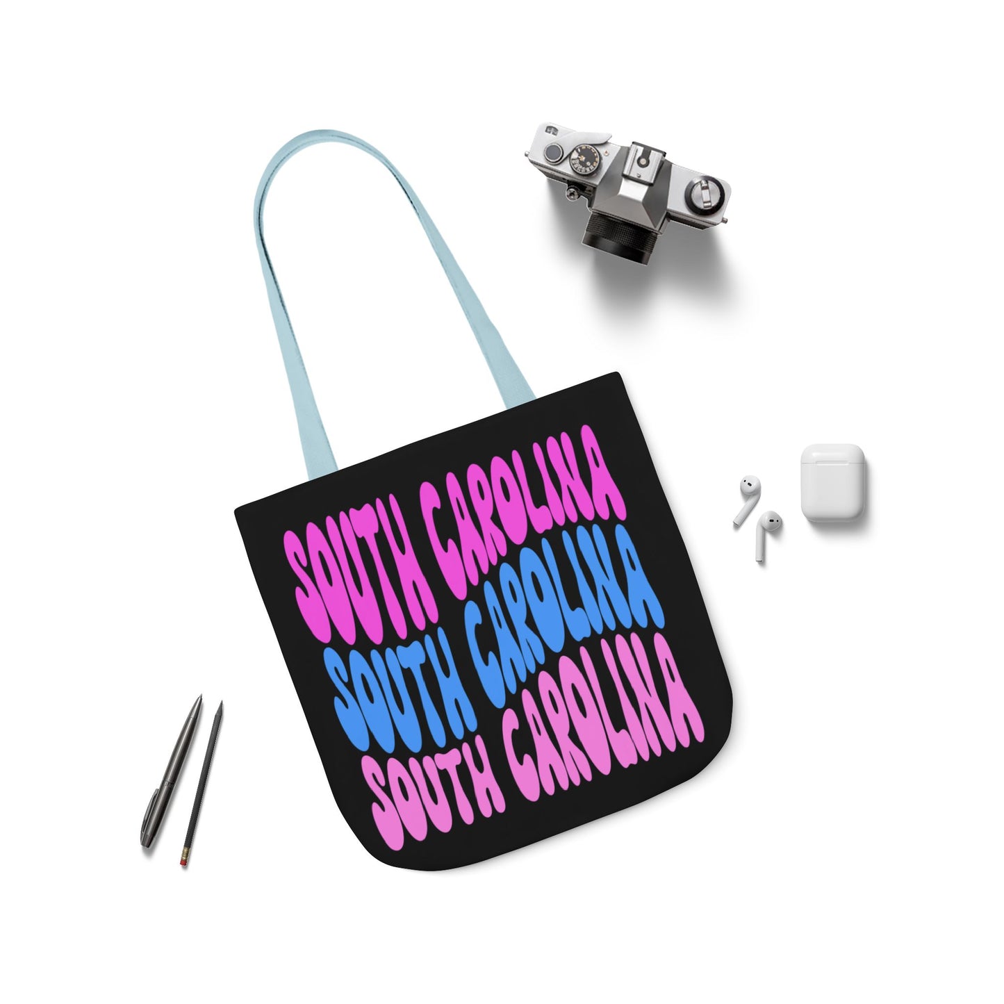 Canvas Tote Bag, South Carolina Theme