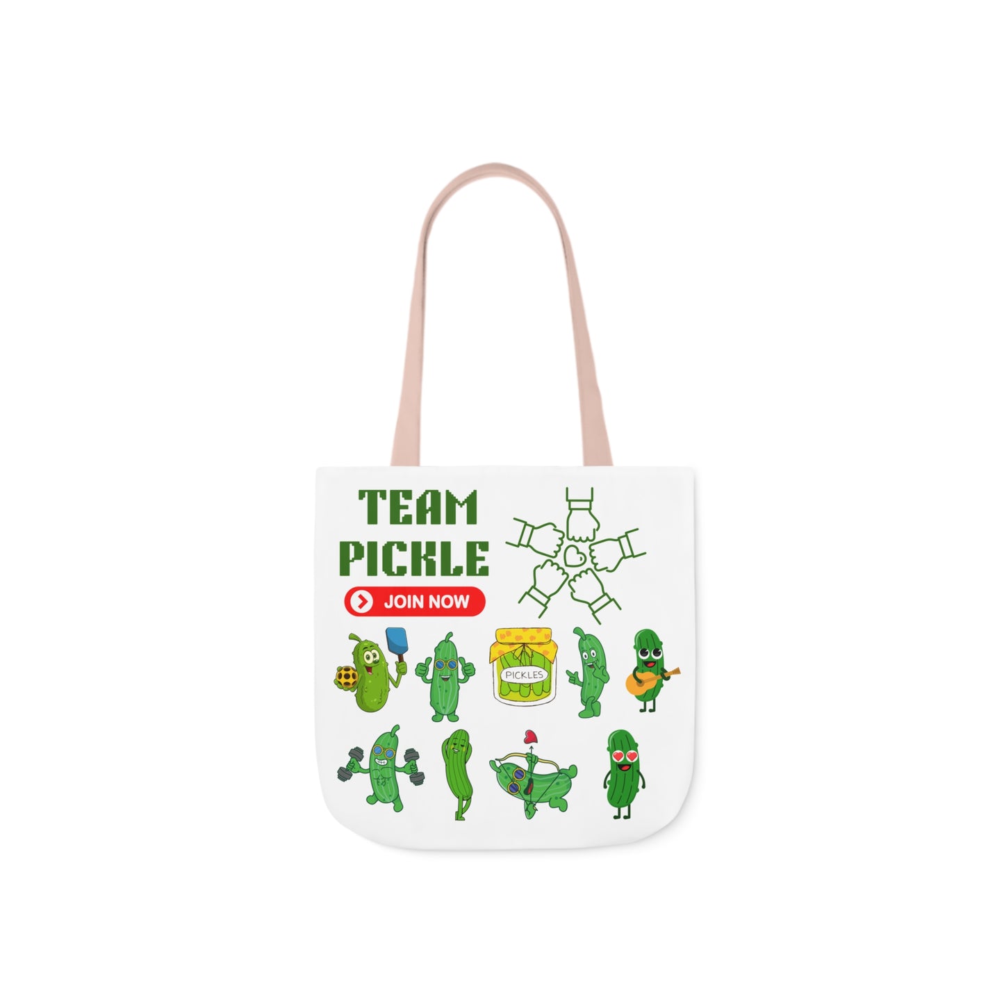Turtle Canvas Tote Bag, 5-Color Straps