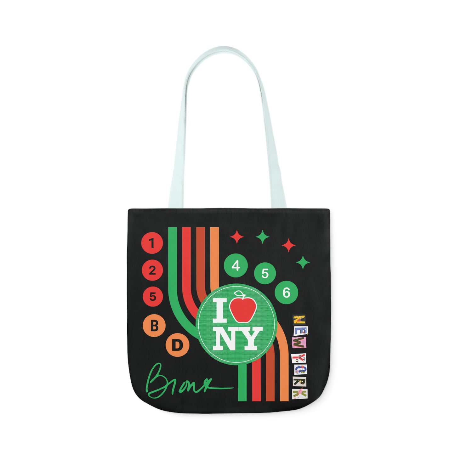 Canvas Tote Bag, 5-Color Straps
