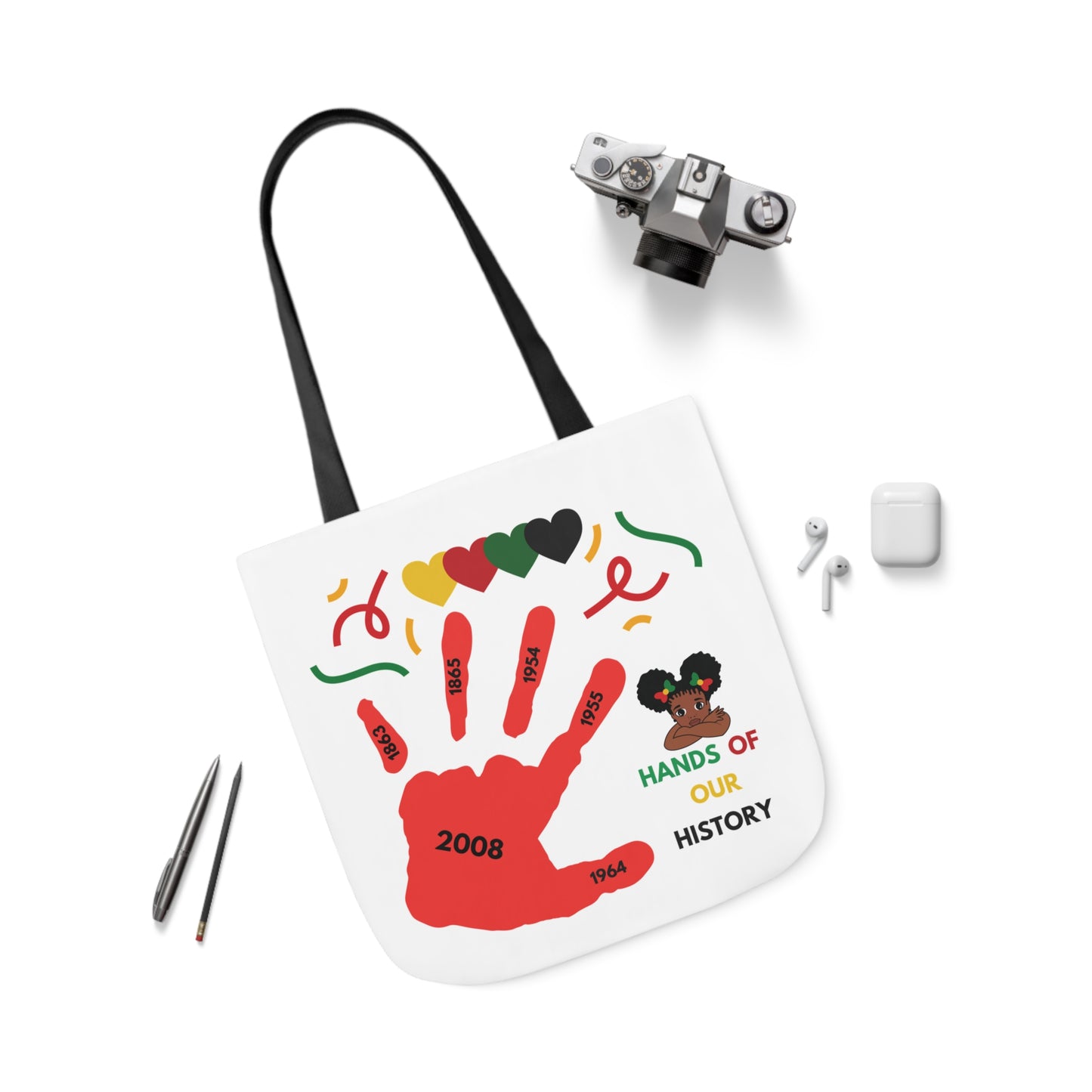 Black History Canvas Tote Bag