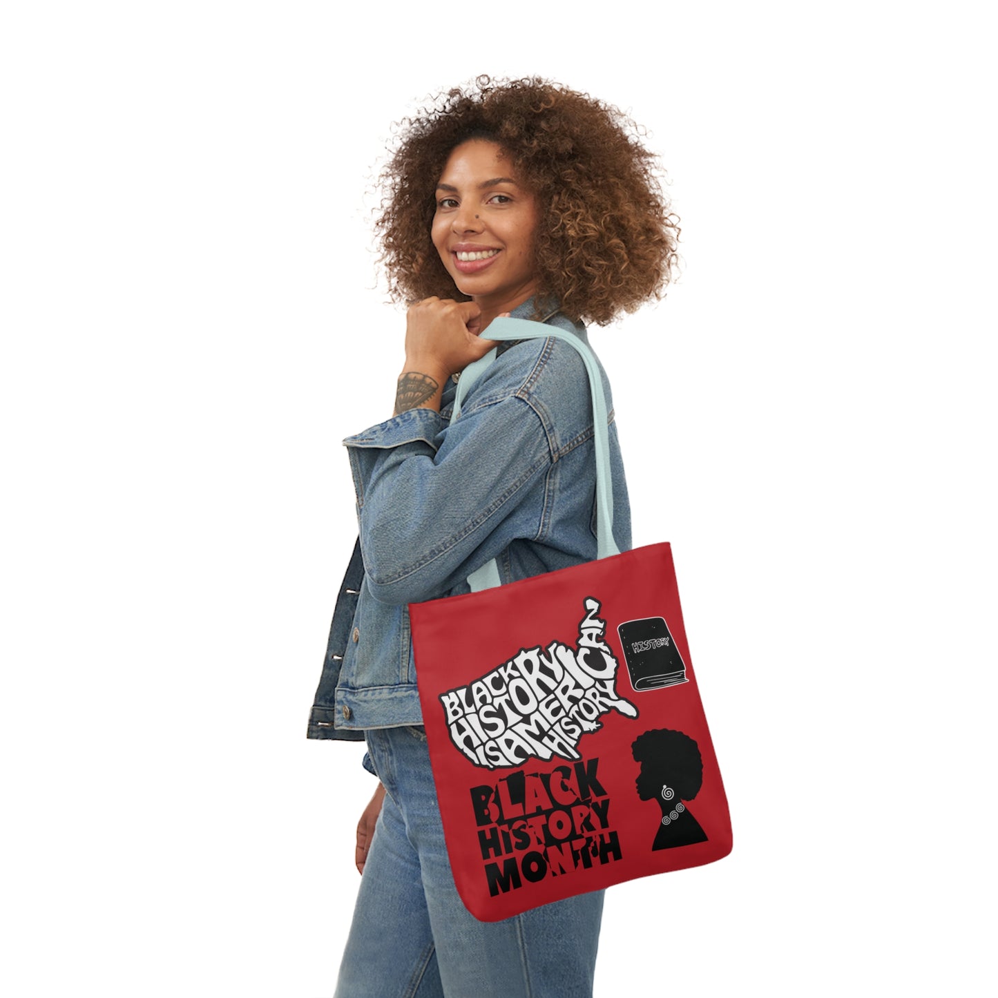 Red Black History Tote Bag