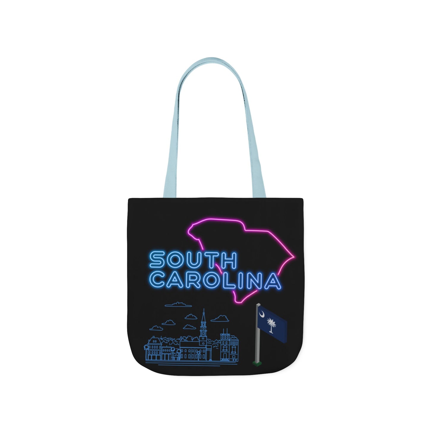 Canvas Tote Bag, South Carolina Theme