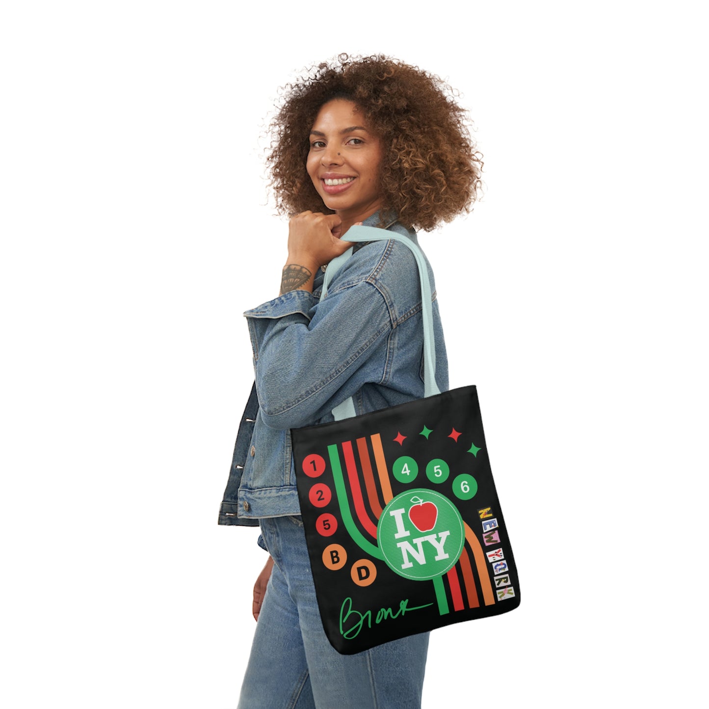 Canvas Tote Bag, 5-Color Straps