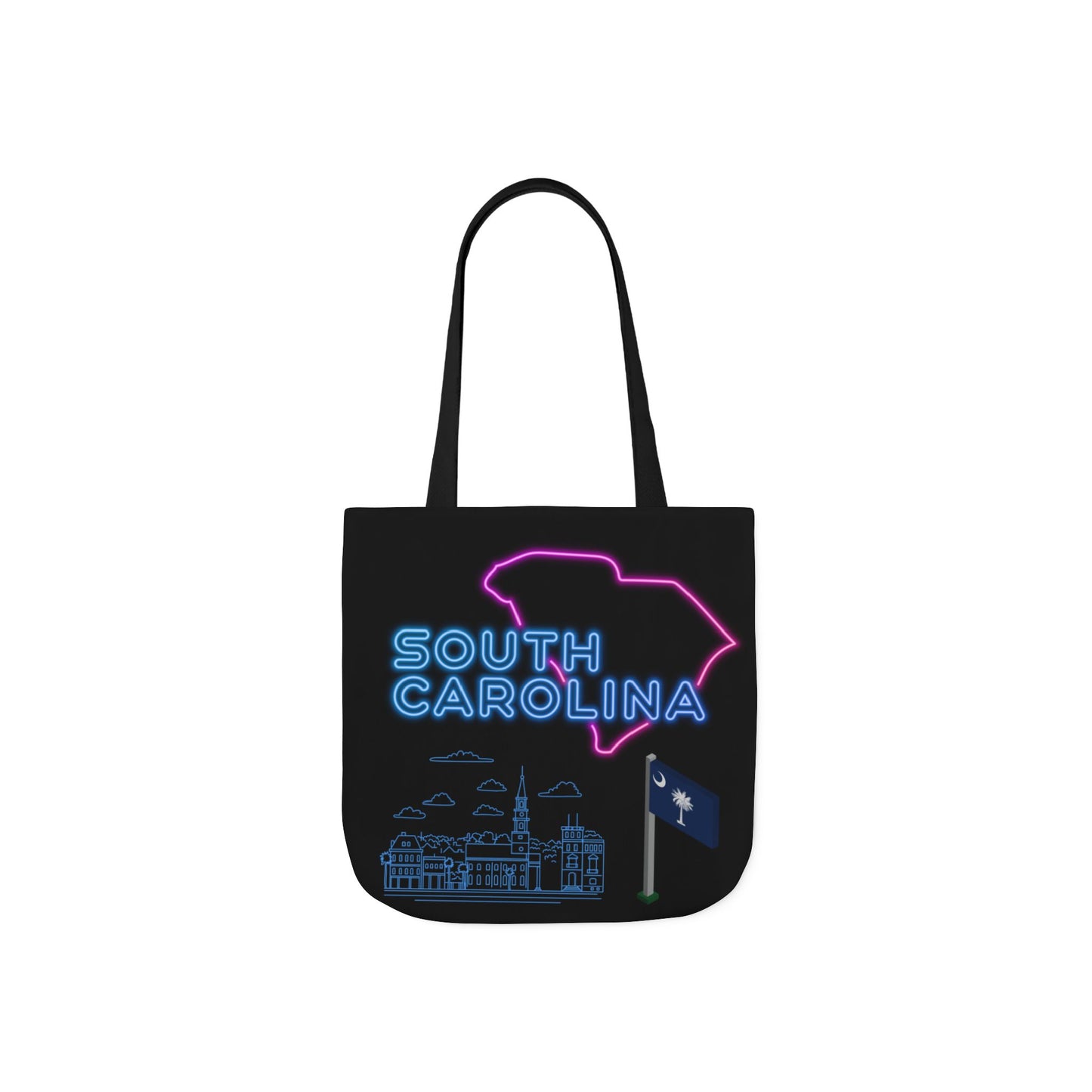 Canvas Tote Bag, South Carolina Theme