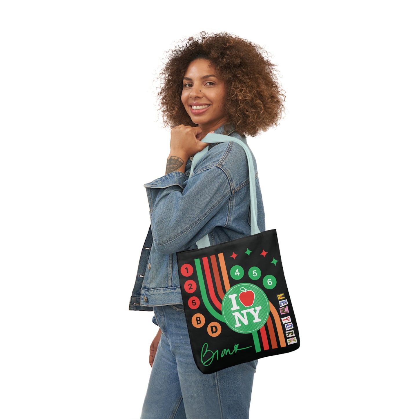 Canvas Tote Bag, 5-Color Straps
